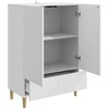 Kabalas Itin blizgi balta 66 x 34,5 x 95 cm Apdirbta mediena