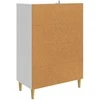 Kabalas Itin blizgi balta 66 x 34,5 x 95 cm Apdirbta mediena