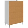 Kabalas Itin blizgi balta 66 x 34,5 x 97 cm Apdirbta mediena