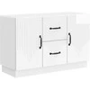 Kabalas Itin blizgi balta 89 x 34,5 x 57 cm Apdirbta mediena