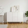 Kabalas Itin blizgi balta 89 x 34,5 x 60 cm Apdirbta mediena