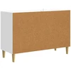 Kabalas Itin blizgi balta 89 x 34,5 x 60 cm Apdirbta mediena
