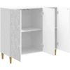 Kabalas Itin blizgi balta 89 x 34,5 x 80 cm Apdirbta mediena