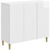 Kabalas Itin blizgi balta 89 x 34,5 x 80 cm Apdirbta mediena