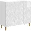 Kabalas Itin blizgi balta 89 x 34,5 x 80 cm Apdirbta mediena