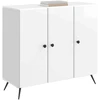 Kabalas Itin blizgi balta 89 x 34,5 x 80 cm Apdirbta mediena