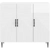 Kabalas Itin blizgi balta 89 x 34,5 x 80 cm Apdirbta mediena