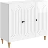 Kabalas Itin blizgi balta 89 x 34,5 x 80 cm Apdirbta mediena