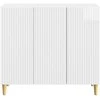 Kabalas Itin blizgi balta 89 x 34,5 x 80 cm Apdirbta mediena