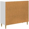 Kabalas Itin blizgi balta 89 x 34,5 x 80 cm Apdirbta mediena