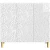 Kabalas Itin blizgi balta 89 x 34,5 x 80 cm Apdirbta mediena