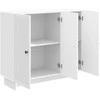 Kabalas Itin blizgi balta 89 x 34,5 x 80 cm Apdirbta mediena