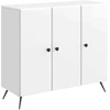 Kabalas Itin blizgi balta 89 x 34,5 x 80 cm Apdirbta mediena