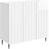 Kabalas Itin blizgi balta 89 x 34,5 x 82 cm Apdirbta mediena
