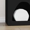 Kabalas Juoda 40 x 35 x 100.5 cm Apdirbta mediena