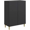 Kabalas Juoda 66 x 34,5 x 90 cm Apdirbta mediena