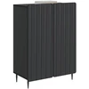 Kabalas Juoda 66 x 34,5 x 92 cm Apdirbta mediena