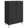 Kabalas Juoda 66 x 34,5 x 95 cm Apdirbta mediena