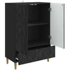 Kabalas Juoda 66 x 34,5 x 95 cm Apdirbta mediena