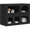 Kabalas Juoda 80.5 x 35 x 59 cm Apdirbta mediena