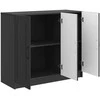 Kabalas Juoda 89 x 34,5 x 77 cm Apdirbta mediena