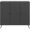 Kabalas Juoda 89 x 34,5 x 80 cm Apdirbta mediena