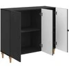 Kabalas Juoda 89 x 34,5 x 80 cm Apdirbta mediena