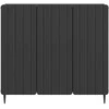Kabalas Juoda 89 x 34,5 x 82 cm Apdirbta mediena