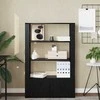 Kabalas juoda ąžuolo 30 x 80 x 119.5 cm Apdirbta mediena