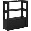 Kabalas juoda ąžuolo 30 x 80 x 90 cm Apdirbta mediena