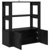 Kabalas juoda ąžuolo 30 x 80 x 90 cm Apdirbta mediena