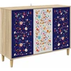 Kabalas MAINZ Sonoma ąžuolo 102 x 33 x 75 cm Apdirbta mediena