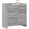 Kabalas Pilka Sonoma 75 x 33 x 80 cm Apdirbta mediena