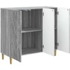 Kabalas Pilka Sonoma 89 x 34,5 x 80 cm Apdirbta mediena