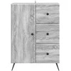 Kabalas Pilka sonoma ąžuolo 66 x 34,5 x 90 cm Apdirbta mediena