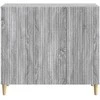 Kabalas Pilka sonoma ąžuolo 89 x 34,5 x 80 cm Apdirbta mediena