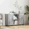 Kabalas su lentyna FLORIN Pilkas Sonoma 88,5 x 30,5 x 55,5 cm
