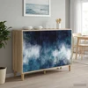 Kabalas RAALTE Sonoma ąžuolo 102 x 33 x 75 cm Apdirbta mediena