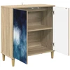 Kabalas RAALTE Sonoma ąžuolo 69 x 33 x 75 cm Apdirbta mediena