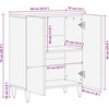 Kabalas Ruda 60 x 33 x 75 cm Kietas mango medis