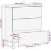Kabalas Ruda 60 x 33 x 75 cm Kietas mango medis
