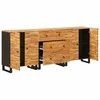 Kabalas 3 pcs Ruda 60 x 33 x 75 cm Kietas mango medis