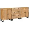 Kabalas 3 pcs Ruda 180 x 33 x 75 cm Kietas mango medis