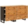 Kabalas 2 pcs Ruda 60 x 33 x 75 cm Kietas mango medis