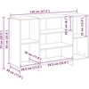 Kabalas Senas medis 120 x 30 x 75 cm Apdirbta mediena