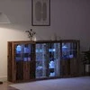 LED Bufetas 3 vnt. Senas medis 202 x 37 x 100 cm