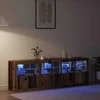 LED Bufetas Senas medis 202 x 37 x 67 cm Apdirbta mediena