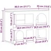 Kabalas ELST Senas medis 80.5 x 35 x 59 cm Apdirbta mediena