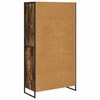 Kabalas su stalčių 2 pcs Dūminis ąžuolas 81 x 36 x 150.5 cm