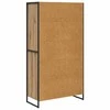 Kabalas su stalčių 2 pcs Meistrų ąžuolas 81 x 36 x 150.5 cm